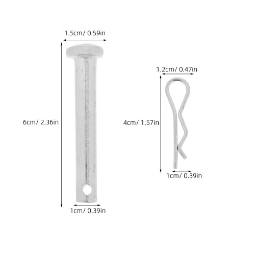 Scaffolding Locking Pin with Spring Retainer Set of 10 1