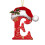 Christmas Letter Ornament Red Hat Initial E Xmas Tree 6