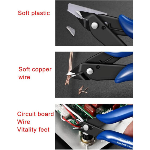 4-Piece 5-Inch Flush Cutters for Jewelry & Electronics 1