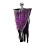 Purple LED Hanging Ghost Skull Decoration, 37 x 17 in 2