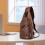 Σακίδιο πλάτης Sling Bag Crossbody για γυναίκες και άνδρες σε χακί χρώμα 7