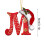 Christmas Letter Ornaments Red Hat Initials A-Z 27 pcs 5