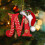 Christmas Letter Ornaments Red Hat Initials A-Z 27 pcs 4