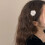 Fermaglio per capelli a forma di fiocco di neve con strass e becco d'anatra 2