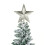 Christmas Tree Star Topper Silver Plastic 2 Pieces 3