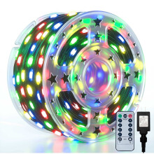 Christmas Fairy Lights Warm White 500LED 164FT Outdoor