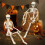 Halloween csontváz dekoráció – életnagyságú, beállítható 1