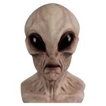 Horror-Maske mit Alienaugen für Halloween