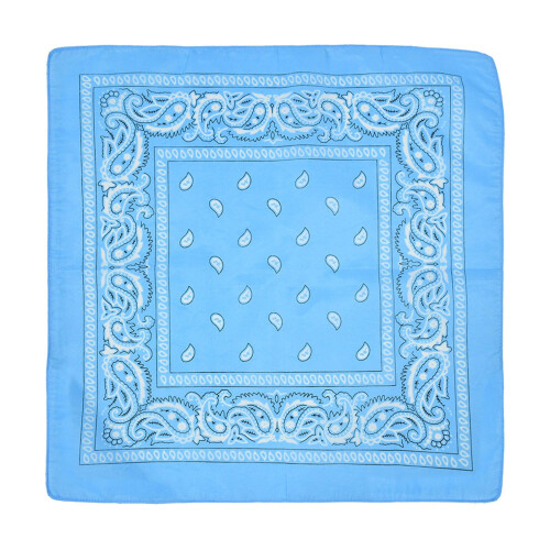 Polyester cowboybandana's, 22x22 inch, 16 kleuren