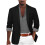 Herre polyester casual blazerjakke | Åndbar og holdbar 1