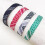 Conjunto de 4 pulseras palestinas Keffiyeh 2