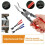 Plastic Rivet Snap Pliers,Snap Fastener Tool Eyelet Setting Pliers Tool Rivet. E5Z6 2