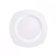 Assiettes réutilisables jetables en relief (paquet de 30)
