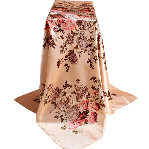 Damen-Seidenschal mit Print, 60–80 cm 1
