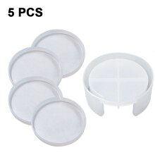Tacar Múnlaí Roisín Silicone 5 phíosa do Chóstaí & Bosca Stórála