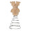 Christmas reindeer tree topper khaki brown 1 piece 1