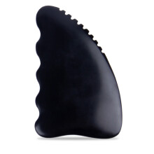 Instrument de masaj Gua Sha cu muchie ondulată 3D