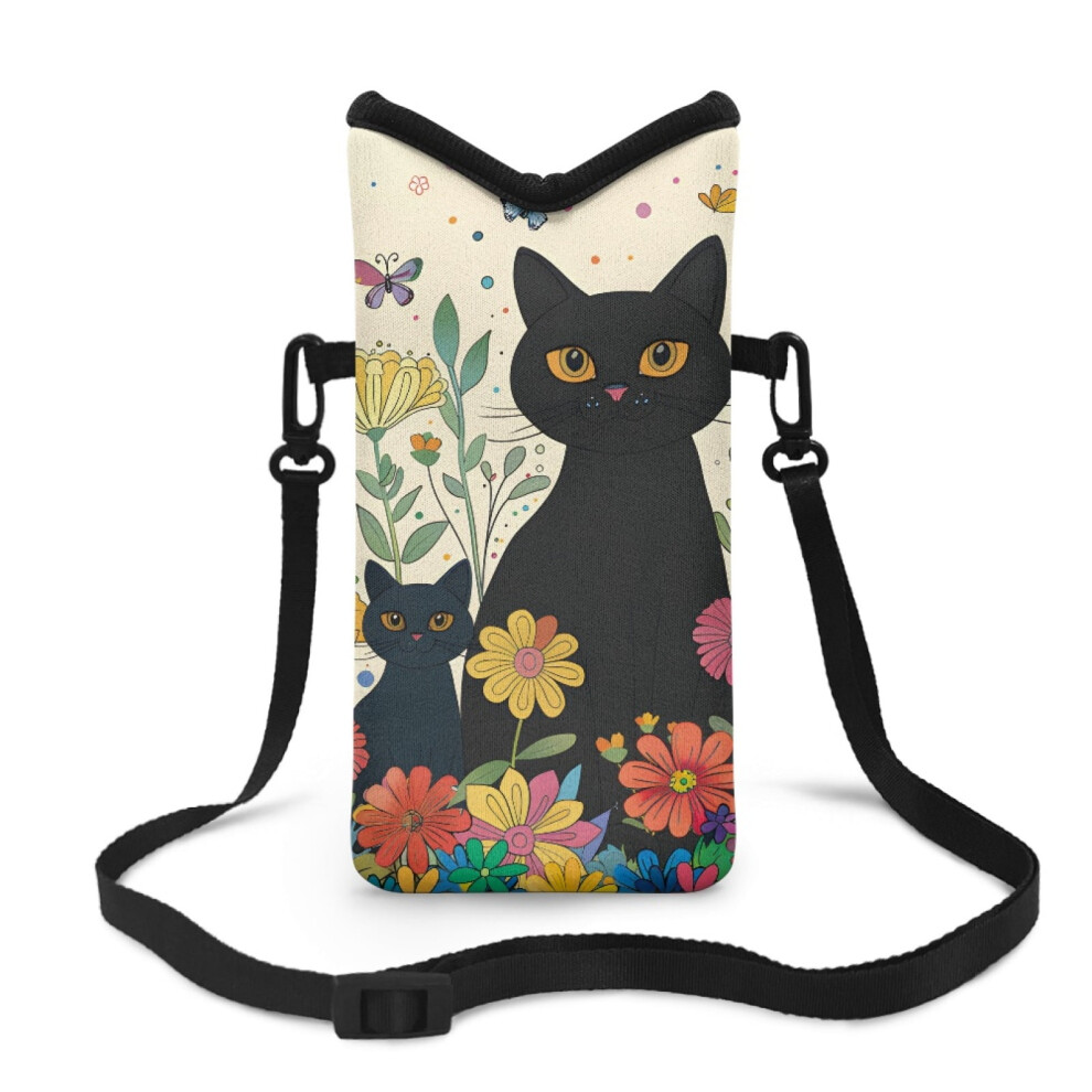 Neoprene Phone Pouch With Adjustable Strap 4X8 In 9384370786766