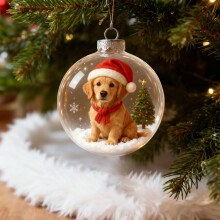 Weihnachtskugel aus Kunststoff, 8 cm (3,15 Zoll), Motiv: Tiere & Sport
