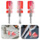 Red Cross & Flat Head Screwdriver Set, 3-Piece 1