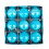Plastic Pearl Christmas Tree Baubles 9pcs 1