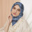 Cashew Print Polyesterskjerf for kvinner 70x70cm 2