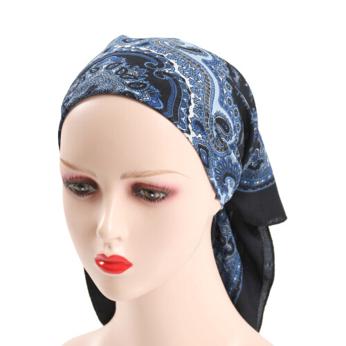 Cashew Print Polyesterskjerf for kvinner 70x70cm 2