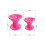 Silikon-Lockenwickler – Blau oder Rosa, 10 Stück 3