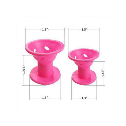 Silikon-Lockenwickler – Blau oder Rosa, 10 Stück 2