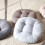 Rond polyester vloerkussen 18,9 x 18,9 x 4 inch 3