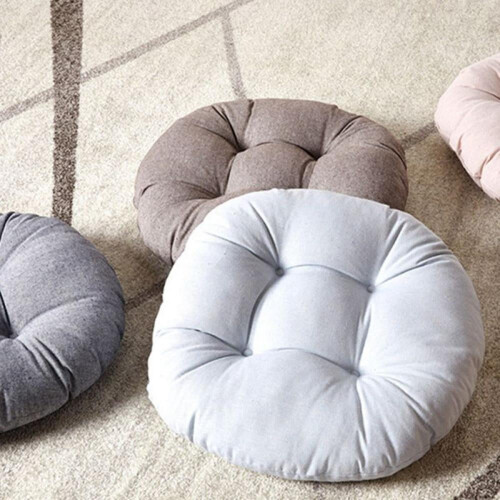 Rond polyester vloerkussen 18,9 x 18,9 x 4 inch 2