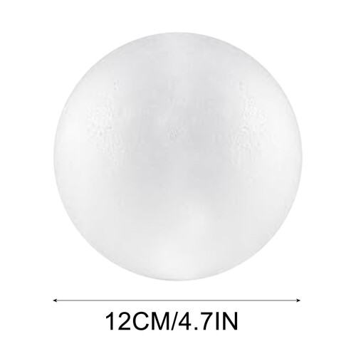 Witte polystyreenschuimballen voor knutselprojecten, 10-20 cm 2