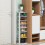 Wood Shoe Rack - 8-Tier Vertical Organizer, White 5