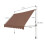 Store banne rétractable 200 cm, sans perçage, résistant aux UV, réglable 2