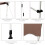 Store banne rétractable 200 cm, sans perçage, résistant aux UV, réglable 5