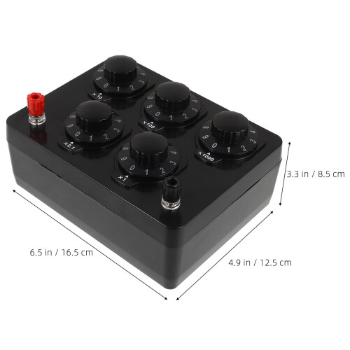 Adjustable Resistance Box0–9999 Ω for Physics 1