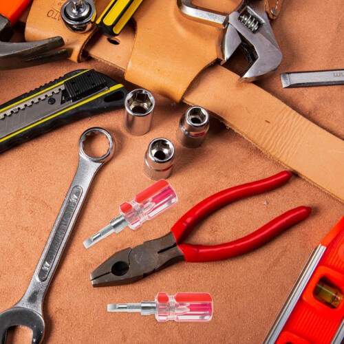 Red Cross & Flat Head Screwdriver Set, 3-Piece 2