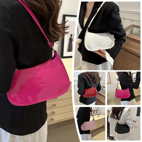 Retro PU bőr válltáska nőknek 1