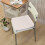 Cuscino quadrato per sgabello con lacci, 40 cm 4