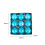 Plastic Pearl Christmas Tree Baubles 9pcs 3