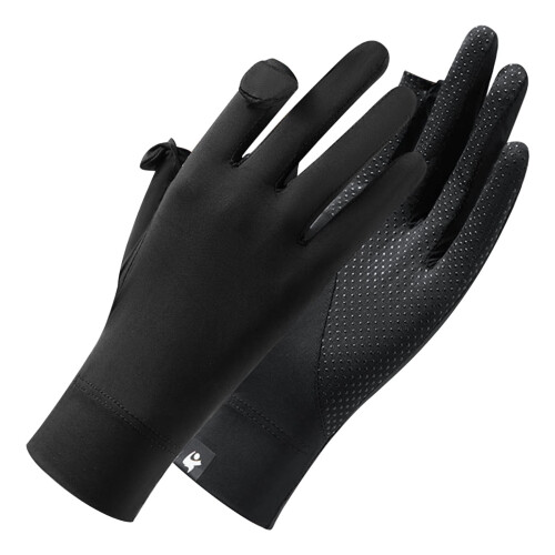 Ice Silk UV-Protective Gloves Black Size M 2
