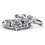 Roségoldplattiertes Partnerring-Set 2