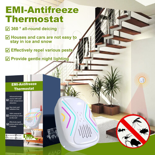 Θερμοστάτης αντιψυκτικού EMF με βύσμα EU 1 τεμ. 1