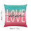 Funda de almohada estampada "Amor para siempre" 45x45cm 2