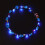 LED-es virágos koronás fejpánt, kék, 19 cm 3