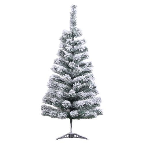 Flocked Christmas Tree – Tabletop, Modern Style, 3ft 1
