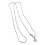 Twist Chain Necklace Silver Thin Metal Choker 2