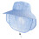 Lightweight Sun Hat Breathable Mesh Lining Water Resistant-Blue 1