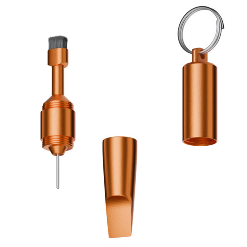 Robustes Metall-Multitool zum Öffnen von Paketen,-Orange