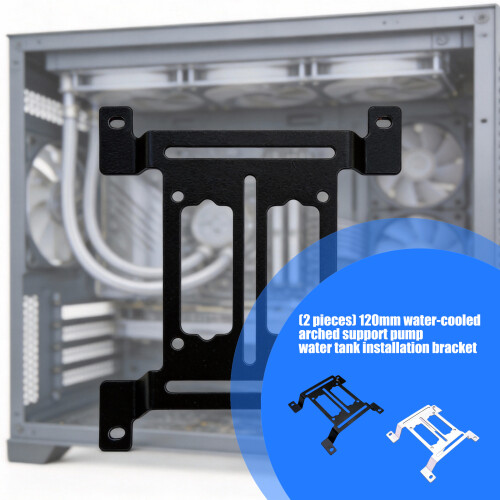 Durability 120MM Water Cooling Radiator Support Frame-White 2